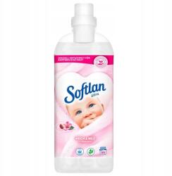Softlan folyadék Weich & Mild textíliák öblítéséhez mandulatejjel 45 mosás (Softlan sensitive biały)
