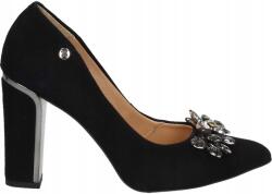 Maciejka Félcipő 2971J-01/00-1 37 Fekete, kristály díszítéssel (2971J-01/00-1)