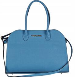 Massimo Connti Massimo Contti kézitáska klasszikus valódi bőr kék válltáska (728N)