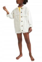 Desigual Fehér Gyerek Farmerdzseki, 98-104cm, 100% pamut