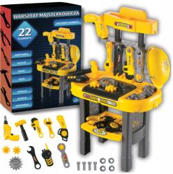  Játékok Műhely Gyerekeknek Barkács Készlet Nagy Szerszám Fúrógép (Stół warsztatowy dla dzieci zabawka zestaw)