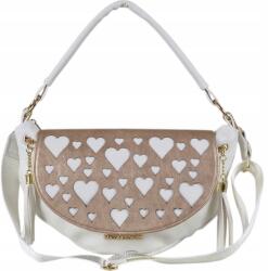 Massimo Connti Massimo Contti vesetáska tasak xxl postás táska fehér öko bőr (768BI)