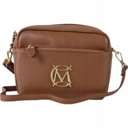 Massimo Connti Massimo Contti kézitáska postás táska mocha mousse valódi bőr válltáska (764MO)