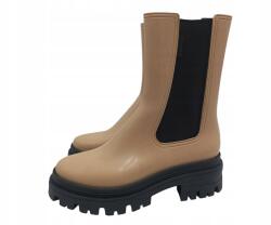 Tamaris női bokacsizma 38-as homokszínű 1-25412-41-es modell divatos (Botki za kostkę damskie)