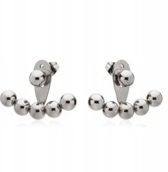 Ottomania Fülbevaló Ezüst Golyók Finom Gyönyörű Női Nemesacél (#w41k)