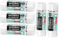 Allbag Szemeteszsák Szett 15L Illatos Fürdőszobába Összeköthető Tartós (WORKI NA ŚMIECI ZAPACHOWE ALLBAG 15L)