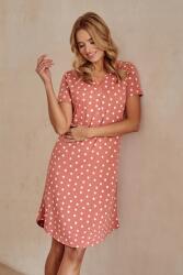 Taro Női rövid ujjú hálóing 3129 S/s 24 Ivy M púderrózsaszín (KOSZULA TARO 3129 IVY M)