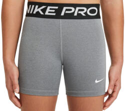 Nike Pantaloni scurți fete Nike Pro 3in - carbon heather/white (DA1033-091)