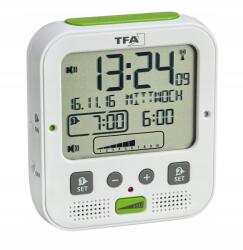 TFA Ébresztőóra Tfa fehér 6, 5cm (60253802)
