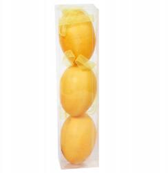 Goliat Tojás műanyag medál szett 3 db-os sárga (XY17-105-110)