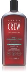 American Crew 3 in 1 Chamimile + Pine 3 az 1 sampon, kondicionáló és tusfürdő 1000 ml