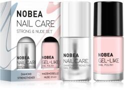NOBEA Nail Care Strong & Nude Set комплект лак за нокти