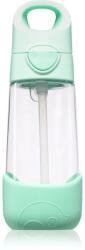 b.box Bottle with Straw kulacs szívószállal Spearmint 450 ml