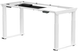 FlexiSpot E2Q négylábú elektromos magasságállítható íróasztal láb, Fehér, 2 motorral, 150kg teherbírással (E2QW)