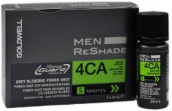 Goldwell Men ReShade Grey Blending Power Shots 4x20 ml szín 4CA Cool Ash Mid Brown