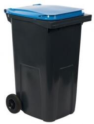 Pubela de exterior din plastic pentru deseuri sortate, volum 240 l, gri/albastra M1208006 Cos de gunoi