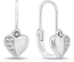 Brilio Silver Gyengéd szív fülbevaló EA182W