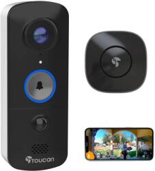 Toucan V3 Vezeték nélküli Okos kaputelefon FullHD kamerával - Fekete (TVD300V-ML)