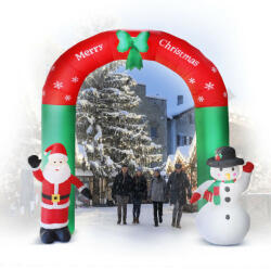  Kültéri karácsinyi kapu, Felfújható karácsonyi kapu - 240 cm - IP44 - 9 LED - hálózati 58060k (g58067k-2)