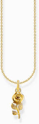 Thomas Sabo KE2269-413-39-L45V Gold-plated chain w. rose pendant , női