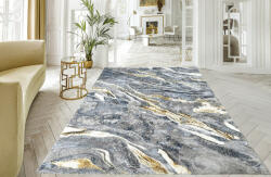  Modern szőnyeg Marble 351 (Blue-Gold) 200x280cm Kék-Arany