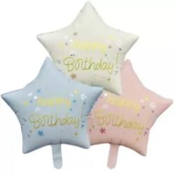 Godan Csillag alakú szülinapi fólia lufi - 44 cm, többféle