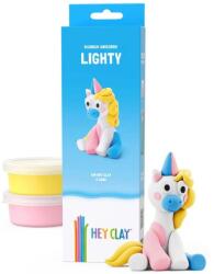 HEY CLAY Figura Unikornis Kék Lighty Ajánlott 3-99 éves korig lányoknak (15190)