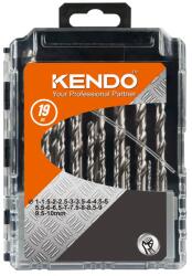 Kendo fémfúró készlet HSS-G 1-10mm 19db-os (030405-0074)