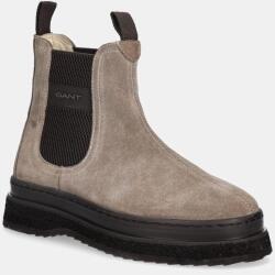 Gant magasszárú cipő velúrból Sistown bézs, platformos, 31553102 - bézs Női 38