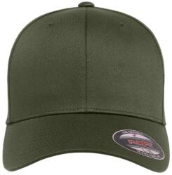FLEXFIT Gyerekek/gyapjas gyapjas fésült baseball sapka 54 CM zöld