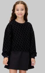 Calvin Klein Jeans gyerek ruha - fekete 128 - answear - 24 990 Ft