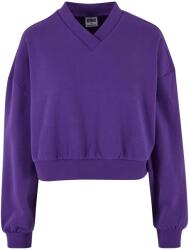 Urban Classics Női / Női V nyakú, csípős pulóver 5XL lila