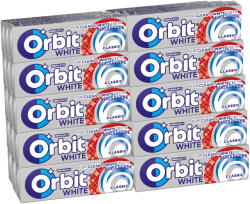 Mars Orbit White Classic cukormentes rágógumi dobozban 30 db 420 g