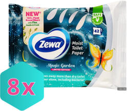 Zewa nedves toalettpapír Magic Garden 42db/csomag KARTON - 8 db (K7322541231532)