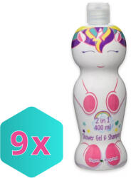  Unikornis 2in1 tusfürdő és sampon 400 ml KARTON - 9 db (K8411114090375)