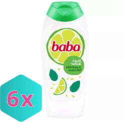 Baba frissítő tusfürdő zöldcitrom és menta illat 400 ml KARTON - 6 db (K8712561021807)