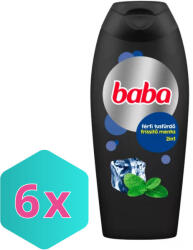 Baba férfi tusfürdő frissítő menta 2in1 400 ml KARTON - 6 db (K8717644485910)