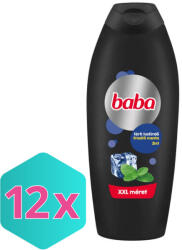Baba férfi tusfürdő frissítő menta 2in1 750 ml KARTON - 12 db (K8711600390140)