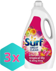Surf Tropical Lily & Ylang Ylang folyékony mosószer 3L KARTON - 3 db (K8710447400678)