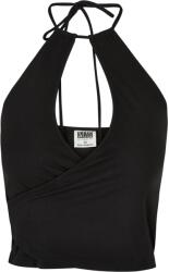 Urban Classics Női rövid Wrap Top M fekete