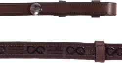 PRESTEQ Megállítókkal ellátott lózabla COB barna