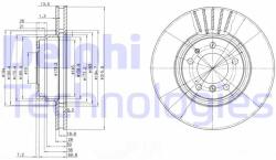 Delphi féktárcsa készlet, 2db