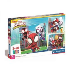 Clementoni Pókember Spidey puzzle - 3x48 darabos - Clementoni (JVL-CMC25294)