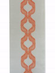 Polo Mg Függöny Panel Fátyol Levelek Narancs 60cm 9642 0, 5m (9642)