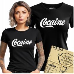 Gartees Cocaine Cocacola Nyomott Mintás Női Póló Vicces Ajándék Póló