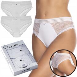 Lama bugyi női bikini 2PAK L-4004BI-01 fehér L