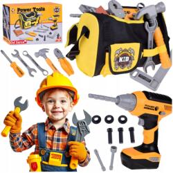  Barkács Készlet Szerszámosláda Kofferben Gyerek Fúrógép XXL (Skrzynka narzędziowa z narzędziami dla dzieci)