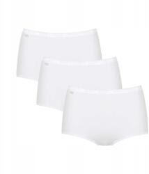 Sloggi Bugyi pamut magas derekú Basic Maxi 3 db-os fehér 5XL (100076560003)
