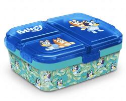  DISNEY Bluey 4 rekeszes Szendvicsdoboz/uzsonnás doboz 18X14 cm XL-es méret