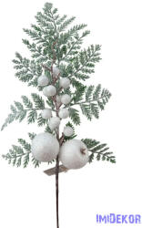 Csillámos havas páfrány levél